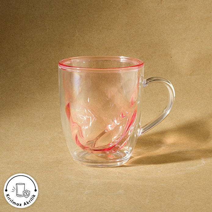 Karaca Karya Akrilik Kupa 360 Ml Pembe