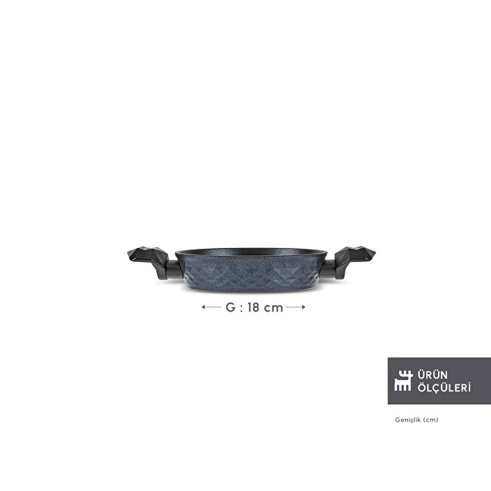 Karaca Biodiamond Antibakteriyel Kulp Sahan 18 Cm