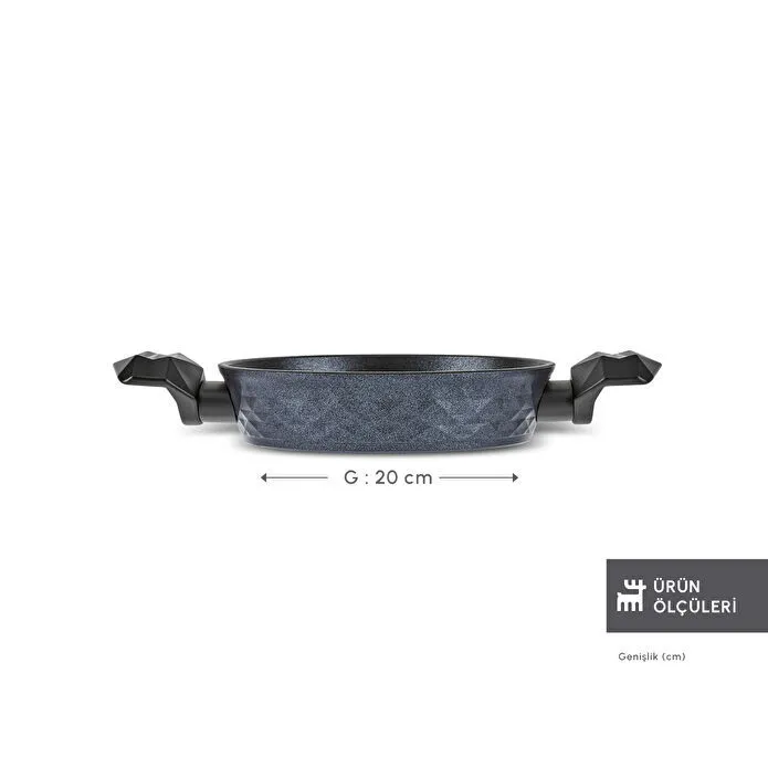 Karaca Biodiamond Antibakteriyel Kulp Sahan 20 Cm