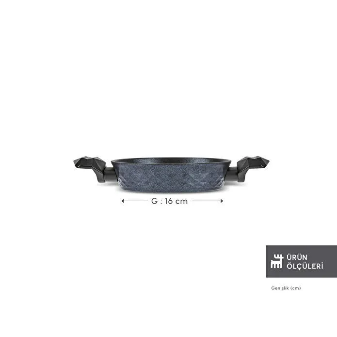 Karaca Biodiamond Antibakteriyel Kulp Sahan 16 Cm