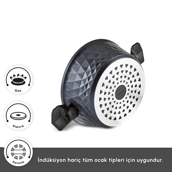 Karaca Biodiamond Antibakteriyel Kulp Tencere 20 Cm