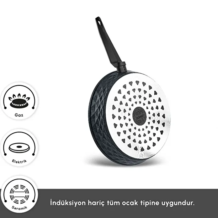 Karaca Biodiamond Döküm 7 Parça Fırın Eldiveni Hediyeli Tencere Seti