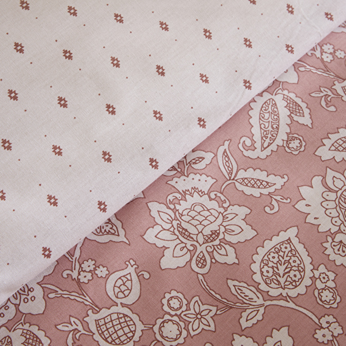 Karaca Home Celerina Pembe %100 Pamuk Çift Kişilik Fitted Nevresim Takımı