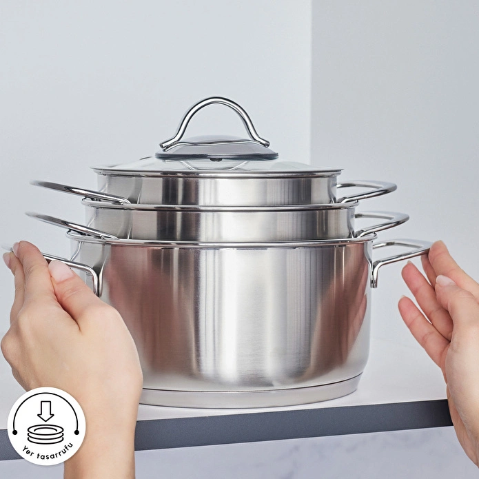 Karaca Fiorino Compact Tencere Seti 6 Parça