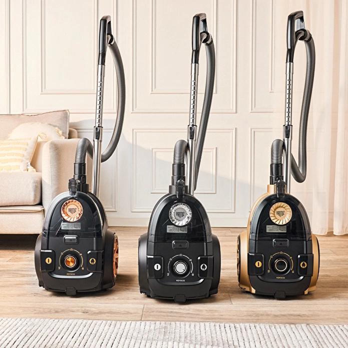 Karaca Vantuz High Force F2 Matte Black Copper Elektrikli Süpürge