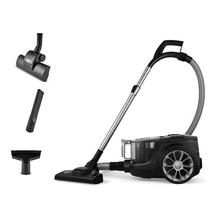 Karaca Vantuz High Force F2 Matte Black Silver Elektrikli Süpürge