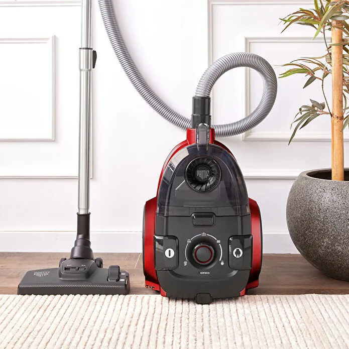 Karaca Vantuz High Force F2 Kırmızı Elektrikli Süpürge