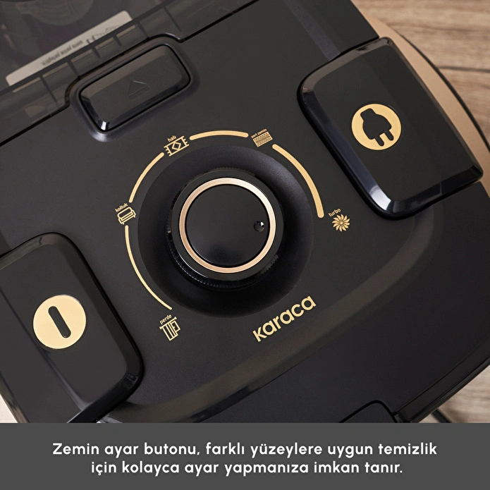 Karaca Vantuz High Force F2 Matte Mineral Gold Elektrikli Süpürge