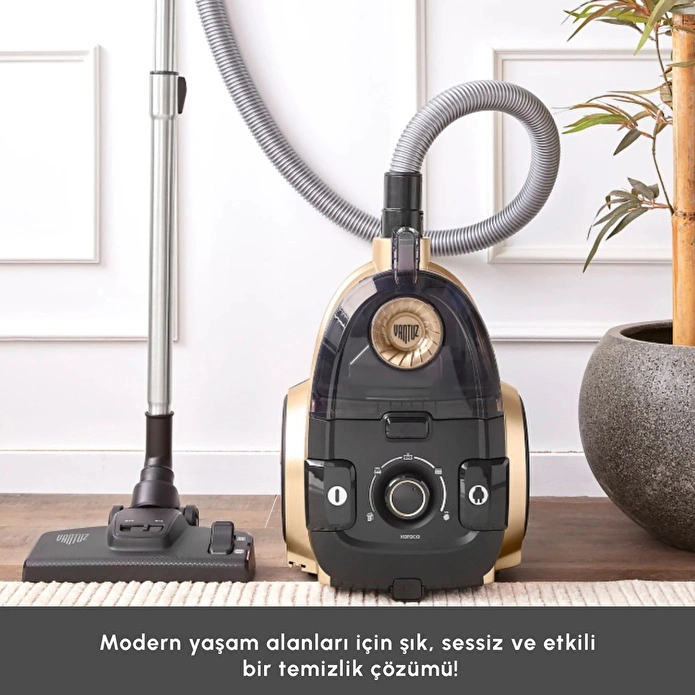 Karaca Vantuz High Force F2 Matte Mineral Gold Elektrikli Süpürge