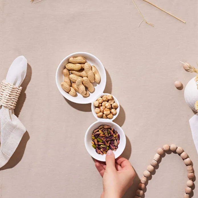 Karaca Carmen Trend 3 Bölmeli Sunum Tabağı 26 Cm