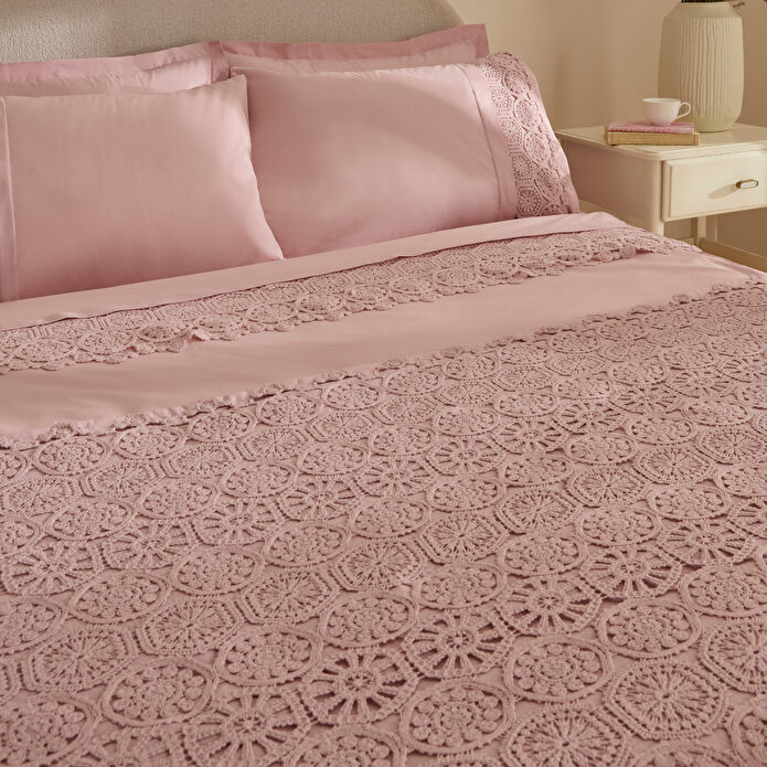 Karaca Home Belinda 7 Parça Çeyiz Seti Gül Kurusu