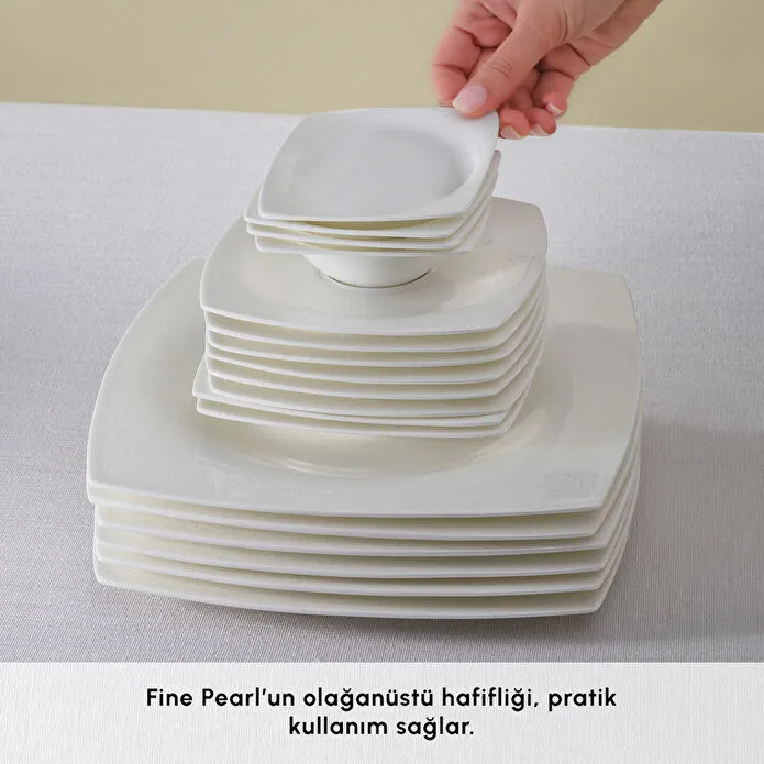 Karaca Fine Pearl Trove 26 Parça 6 Kişilik Kahvaltı Takımı