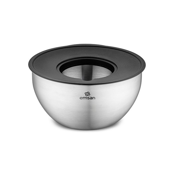 Emsan Demre 3 in 1 Siyah Çok Amaçlı Karıştırma ve Saklama Kabı