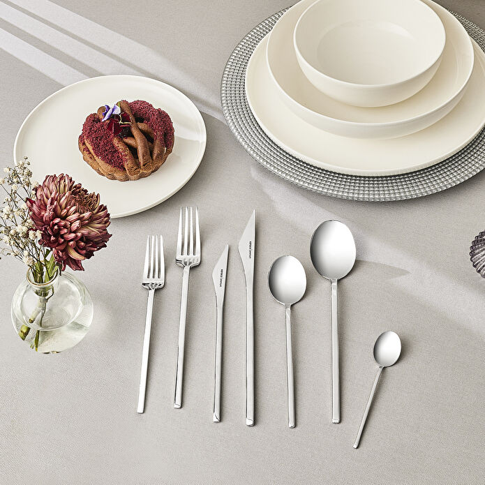Karaca 316 Premium Look Platin 12 Kişilik 84 Parça Çatal Kaşık Bıçak Takımı 