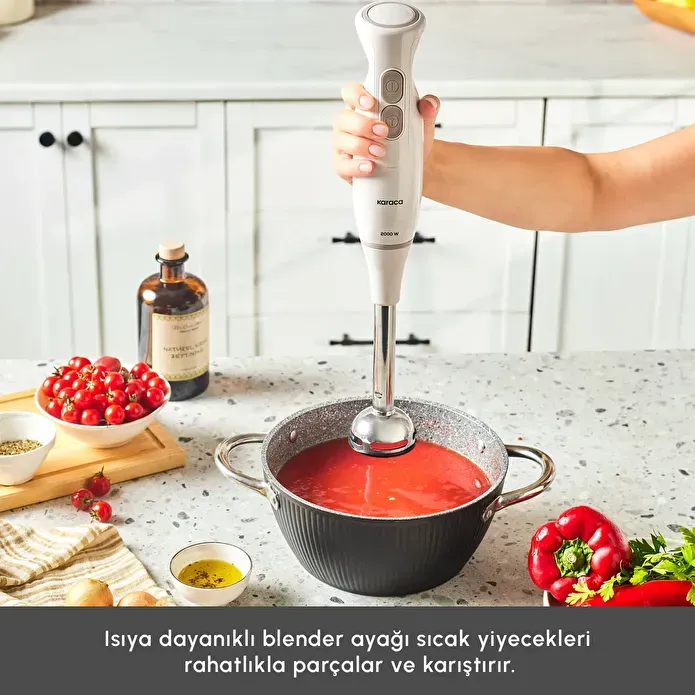 Karaca Pro Multimax 6 in 1 Çok Amaçlı Mutfak Robotu 2000W Iconic Beige