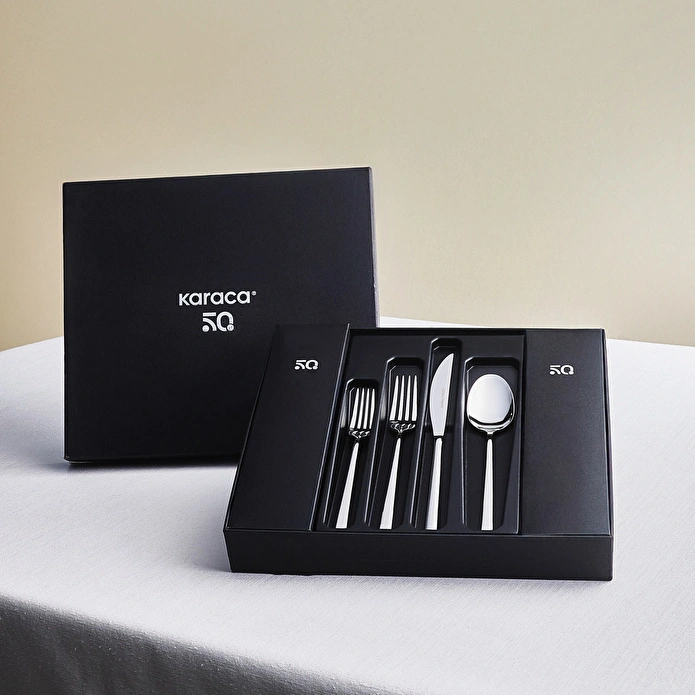 Karaca Milas 6 Kişilik 24 Parça Çatal Kaşık Bıçak Seti