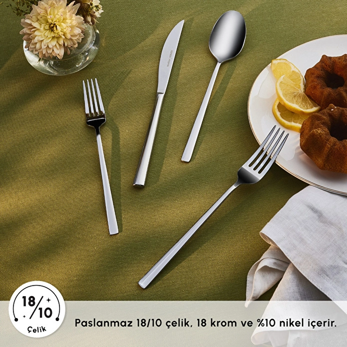 Karaca Milas 6 Kişilik 24 Parça Çatal Kaşık Bıçak Seti