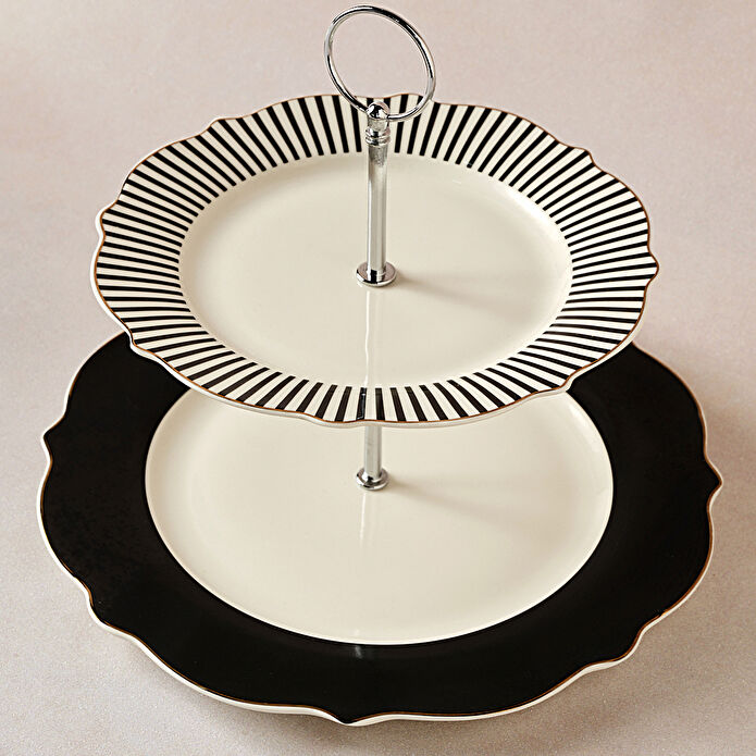 Karaca New Romantic Katlı Kurabiyelik Siyah