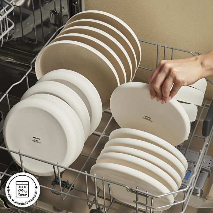 Karaca Earth Collection Finesse 24 Parça 6 Kişilik Yemek Takımı Bej