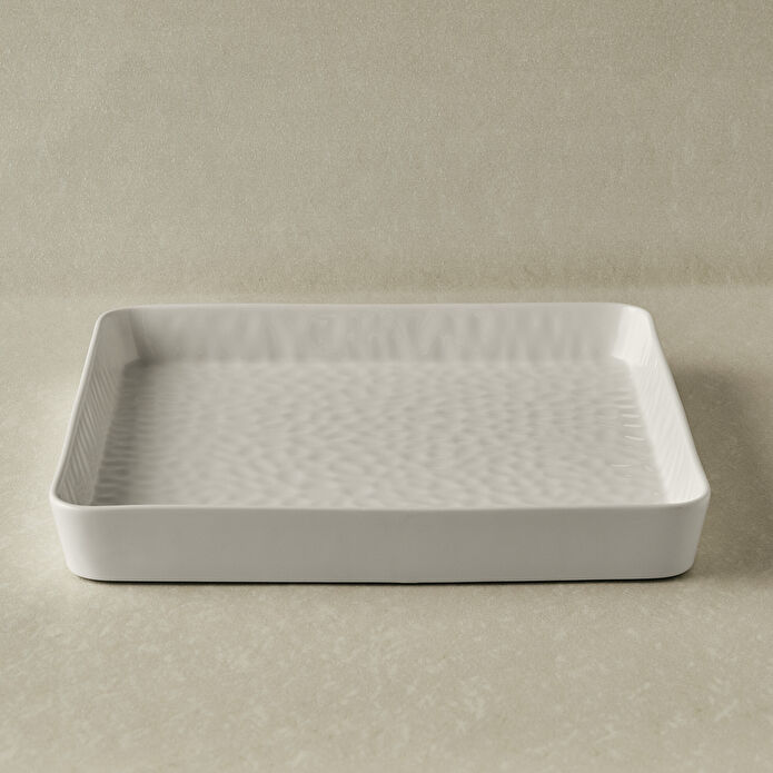 Karaca x Refika Bembeyaz Servis Tabağı 27 cm