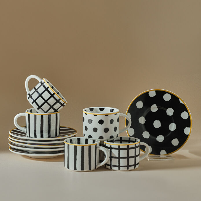 Karaca Coby 6 Kişilik Kahve Fincan Takımı 110 ml