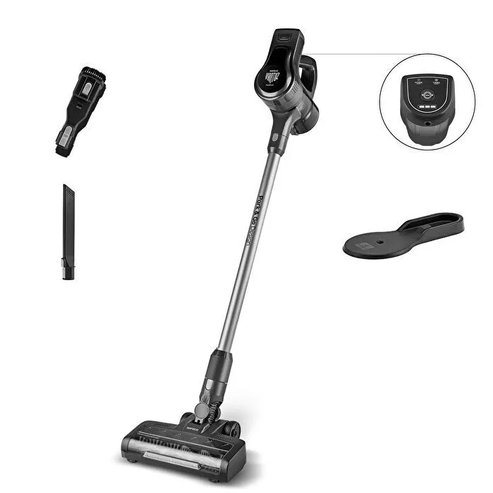 Karaca Vantuz Power Up Dikey Süpürge Black