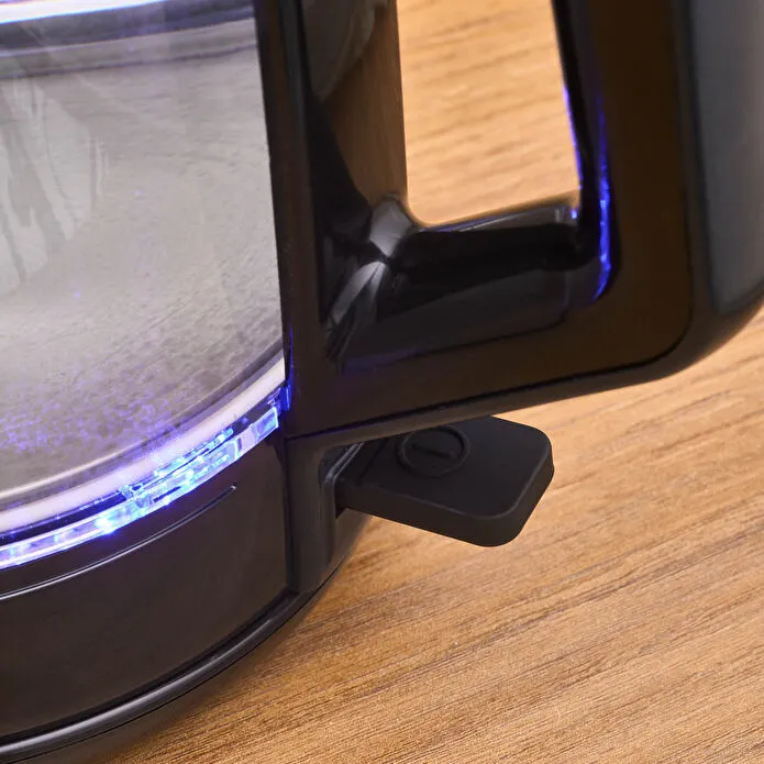 Karaca Glass Tea XL 2 in 1 Cam Çay Makinesi Shiny Black