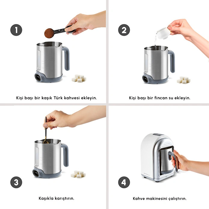 Karaca x Refika Hatır Mod Türk Kahve Makinesi Swiss Cream