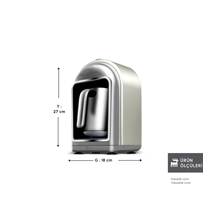 Karaca x Refika Hatır Mod Türk Kahve Makinesi Swiss Cream