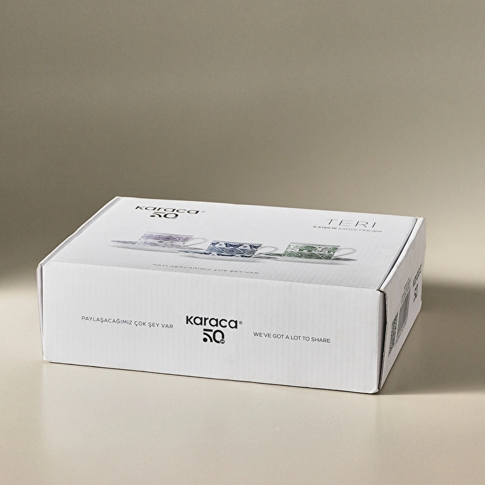 Karaca Teri 6 Kişilik Kahve Fincanı 90 ml