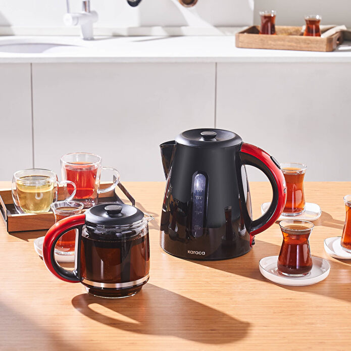 Karaca Enerji Tasarruflu Kettle Çay Makinesi 1501 Redgold
