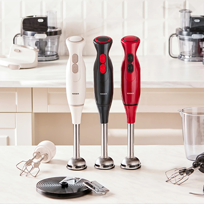 Karaca Pro-Multimax Mutfak Robotu 2000W Black Red