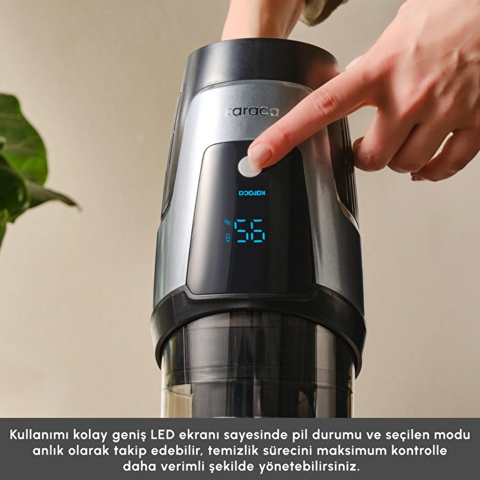 Karaca Dynamic Vacuumx 3 in 1 Kablosuz Islak Kuru Dikey Süpürge