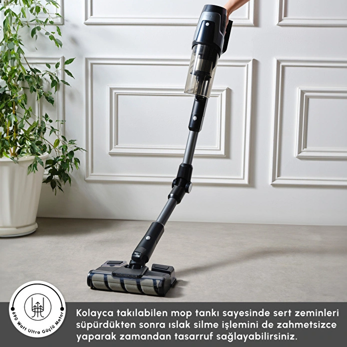 Karaca Dynamic Vacuumx 3 in 1 Kablosuz Islak Kuru Dikey Süpürge