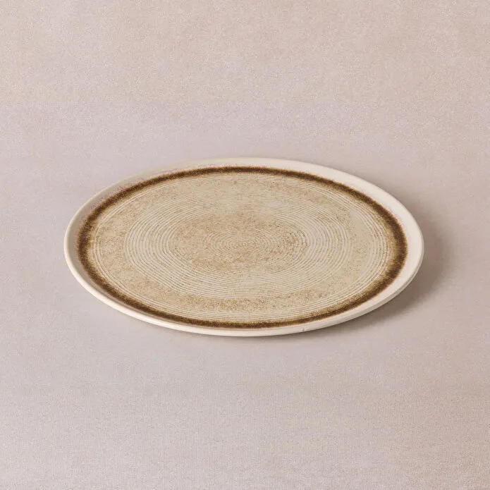 Karaca Ephesus Pizza Tabağı 32 Cm Bej