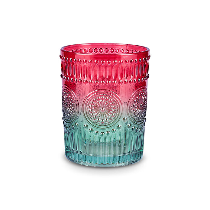 Karaca Sunflower Su Bardağı 250 Ml Kırmızı Yeşil