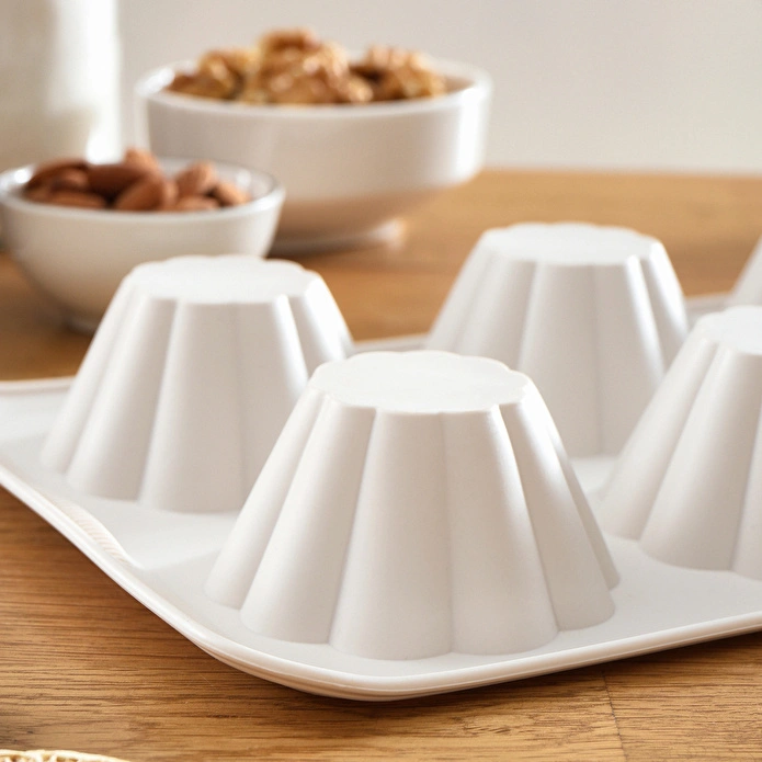 Crıck Crack Harmony 6'lı Dilimli Silikon Muffın Kalıbı