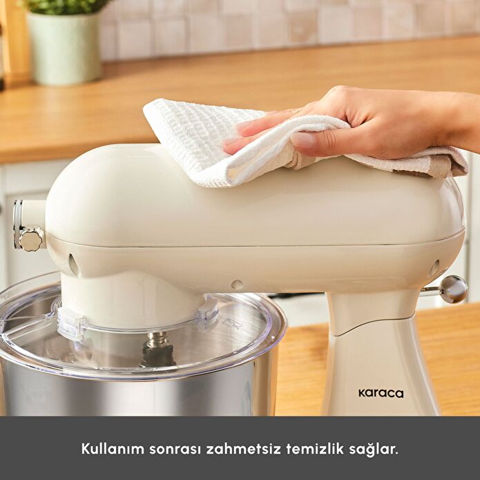 Karaca Powercast Chef Döküm Stand Mikser Cream Mutfak Şefi 1800W 6,2 Lt 