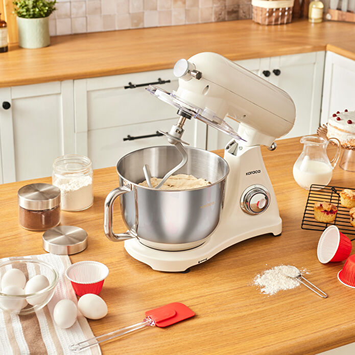 Karaca Powercast Chef Döküm Stand Mikser Cream Mutfak Şefi 1800W 6,2 Lt 