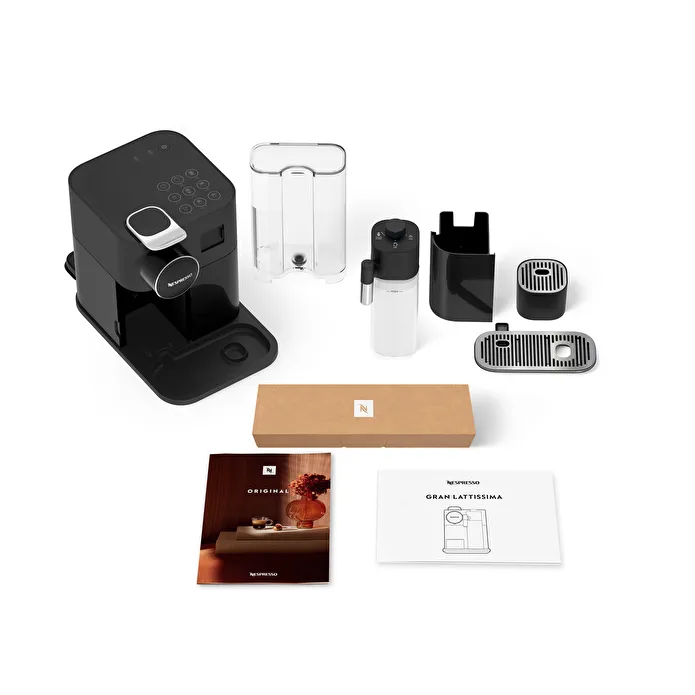 Nespresso F541 Gran Latissima Süt Çözümlü Kahve Makinesi, Siyah