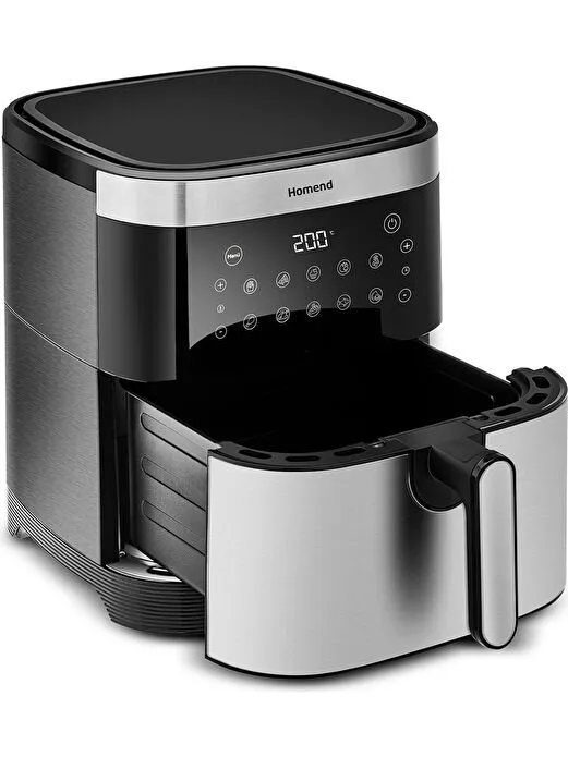 Homend Airfryday Inox 2512H XXXL Dokunmatik Ekran 10 Programlı Airfryer