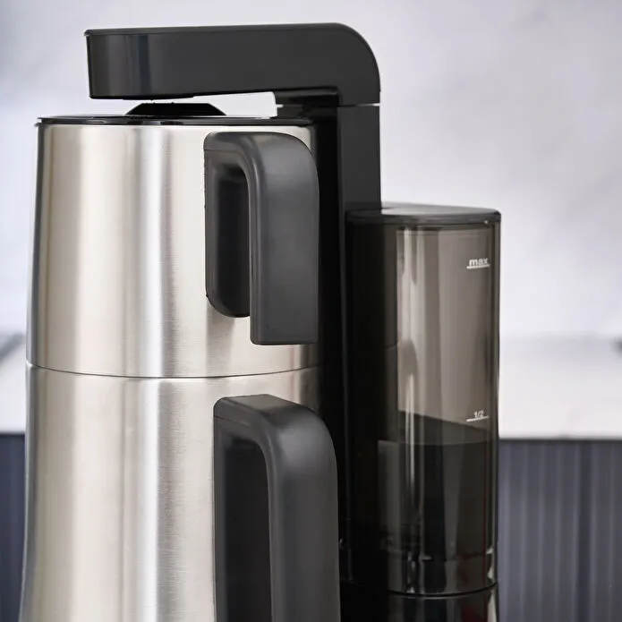 Homend Smart Royaltea Plus 1781H 2 in 1 Wifi Otomatik Çay ve Türk Kahve Makinesi Inox 