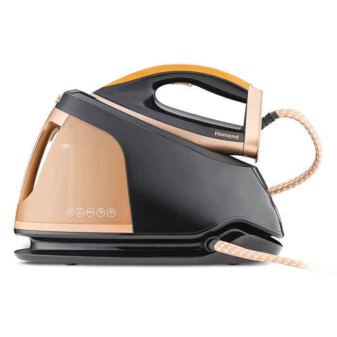 Homend Jetsteam 1175H Buhar Kazanlı Ütü Siyah Gold