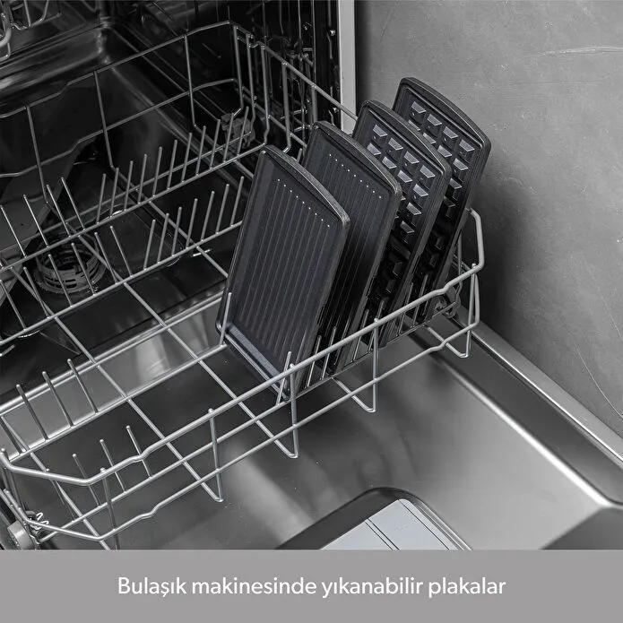 Homend Toastbuster 1325H Çıkarılabilir Tost Plakalı Waffle Makinesi