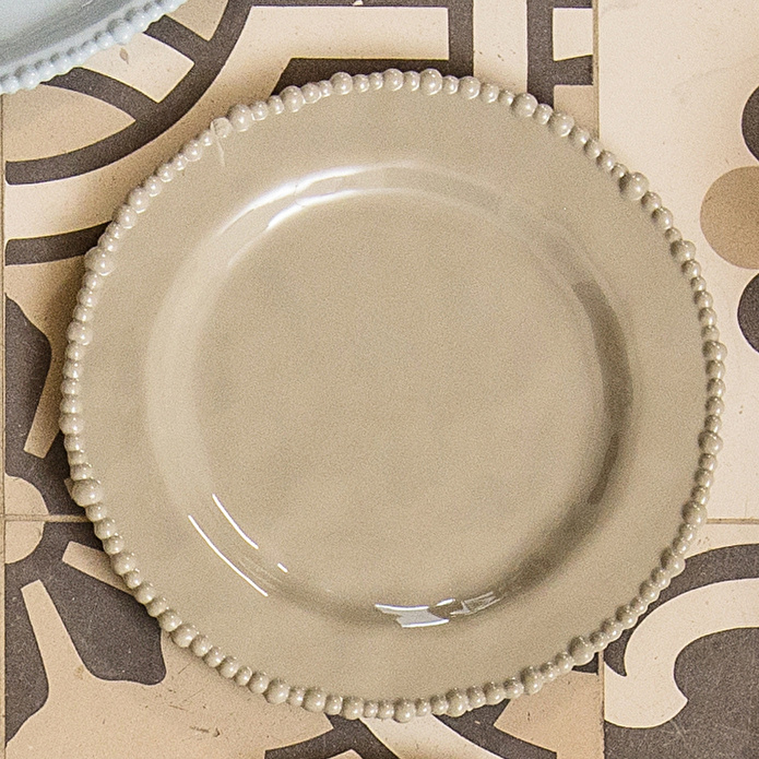 Baci Milano Joke Table Kitchen Melamin Servis Tabağı 28 cm Kahverengi