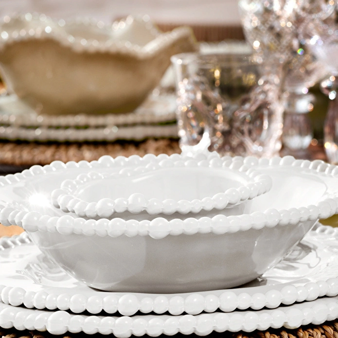 Baci Milano Joke Table Kitchen Melamin Salata Kasesi 27 cm Beyaz