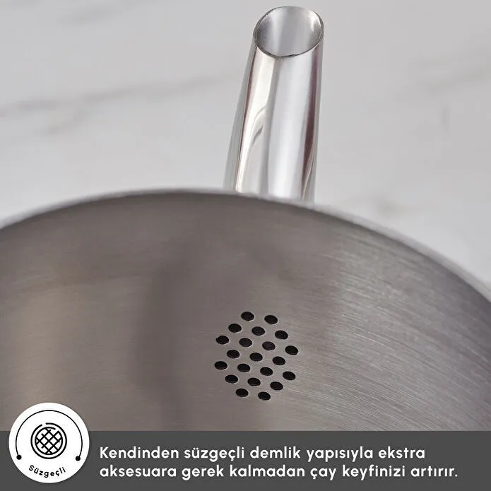 Karaca Asiye Maxi Çaydanlık Takımı Siyah