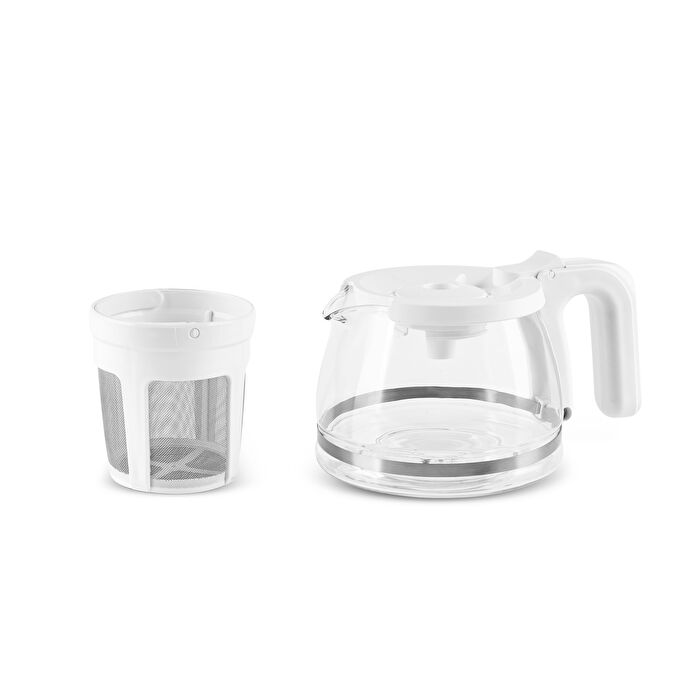 Karaca Hatır Plus Barista 6 in 1 Latte Cappuccino ve Közde Türk Kahve Makinesi Matte White