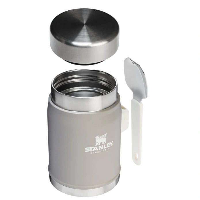 Stanley Classic Legendary Kaşıklı Yemek Termosu 400 ml Gri