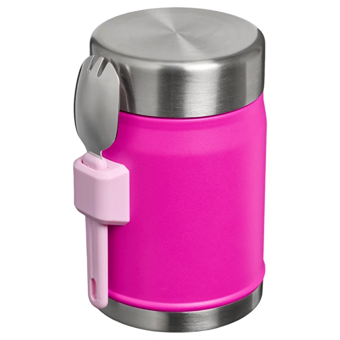 Stanley Classic Legendary Kaşıklı Yemek Termosu 400 ml Violet Blossom